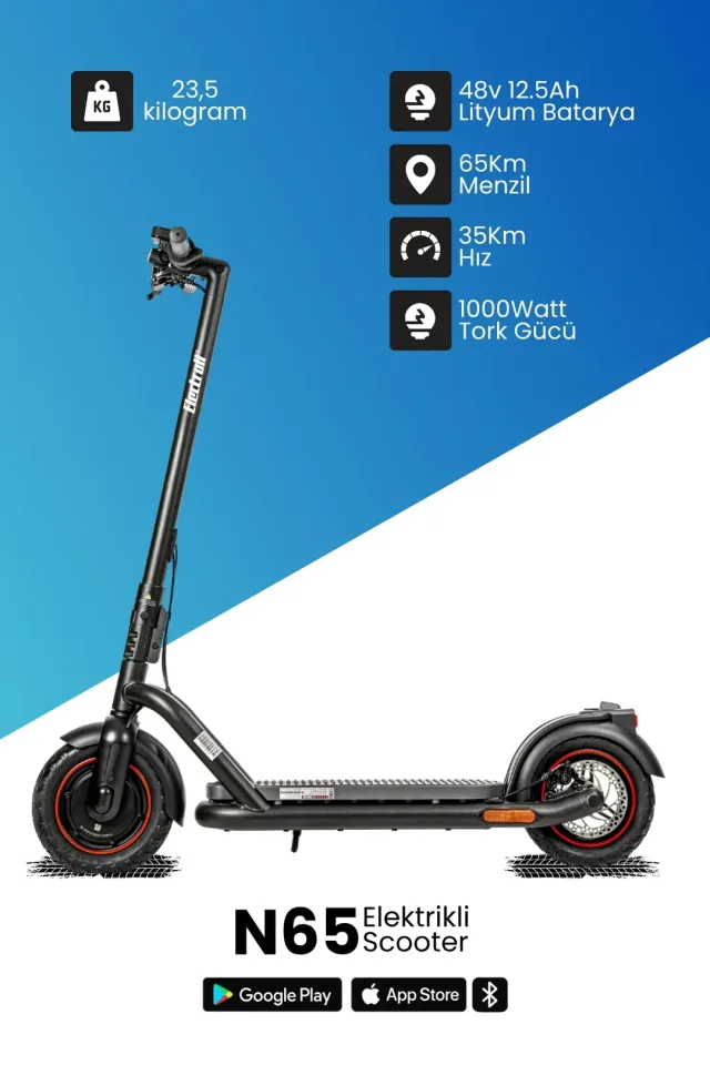 Electroll N65 1000W Elektrikli Scooter