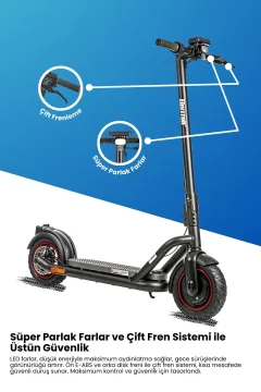 Electroll N65 1000W Elektrikli Scooter - Gorsel 2