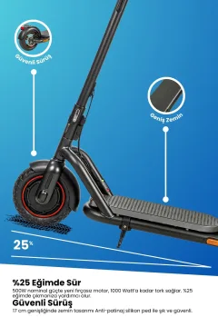 Electroll N65 1000W Elektrikli Scooter - Gorsel 3