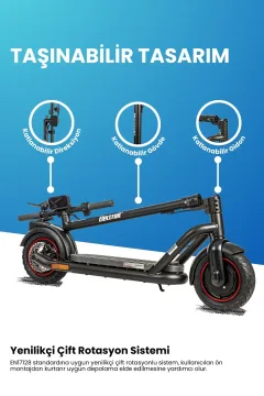 Electroll N65 1000W Elektrikli Scooter - Gorsel 4